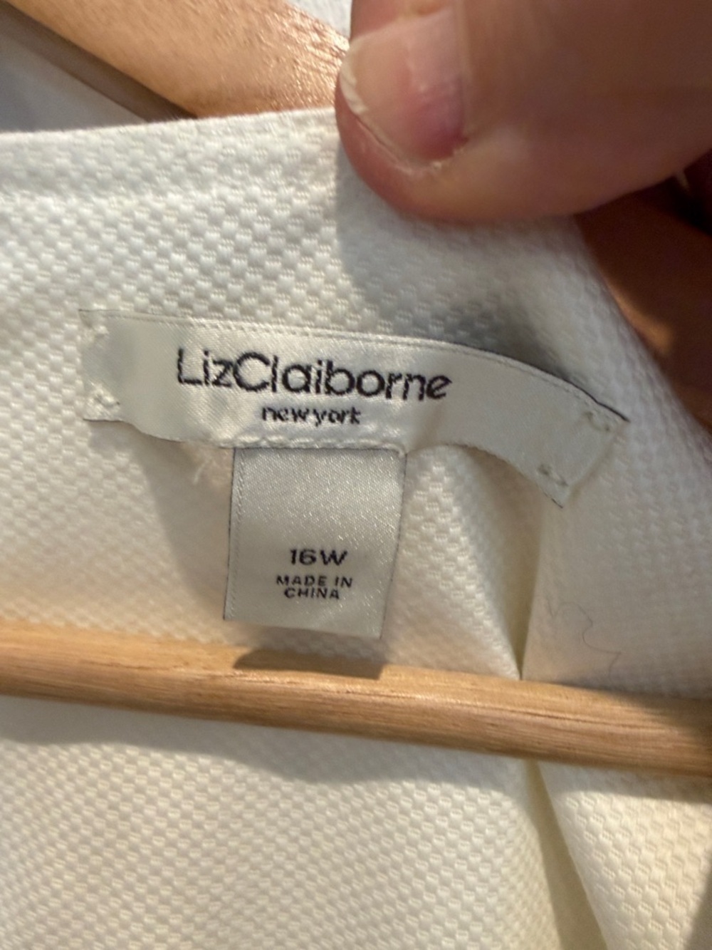 Liz Claiborne white Short Sleeve Midi Dress - Picture 3 of 4